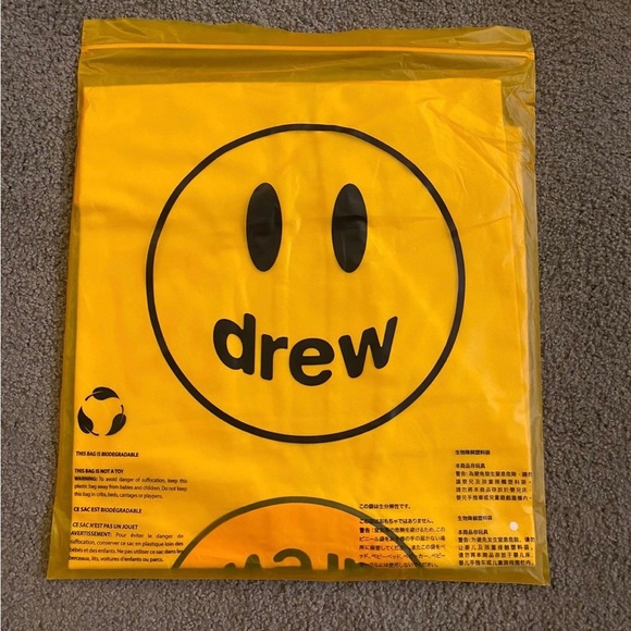 Drew House Mascot Tee Cream White Large Oversized Justin Bieber Brand - Picture 5 of 6